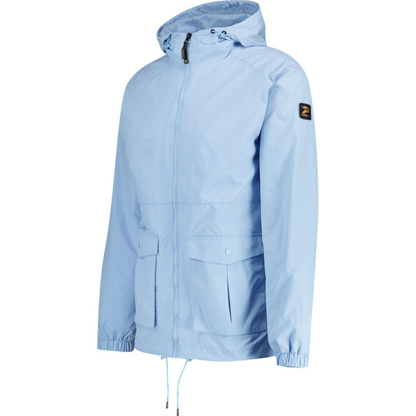 patrick footwear and clothing mens chapman zip hooded lightweight terrace jacket sky blue