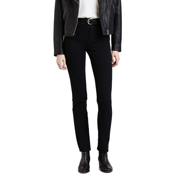 Levi's 724 Women's Retro High Rise Denim Jeans in Black Sheep