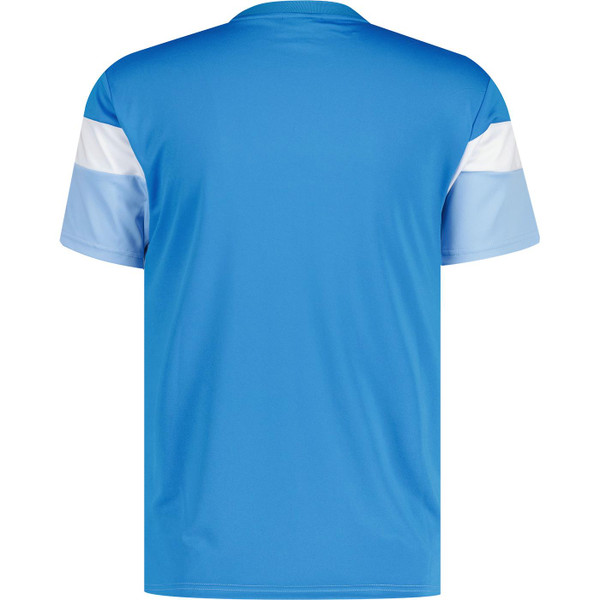 ellesse mens mendoza colour block crew neck tshirt blue white 