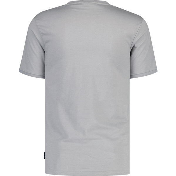 ellesse mens atrei chest stripes colour block crew neck tshirt grey blue