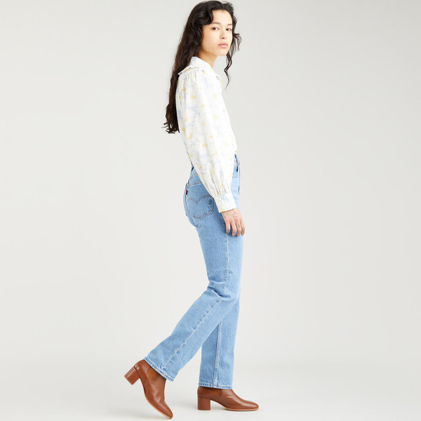 levis womens 70s high waist slim straight leg jeans marin park light blue