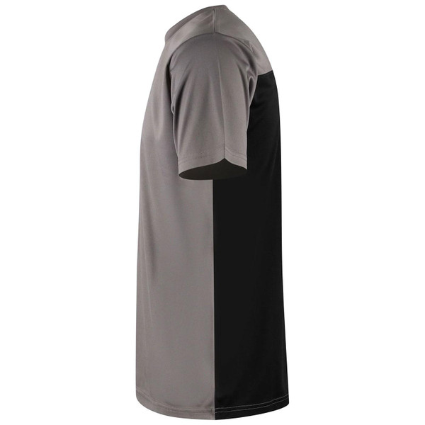 Luke Peak Performance Retro T-shirt in Concrete Pictured from Side