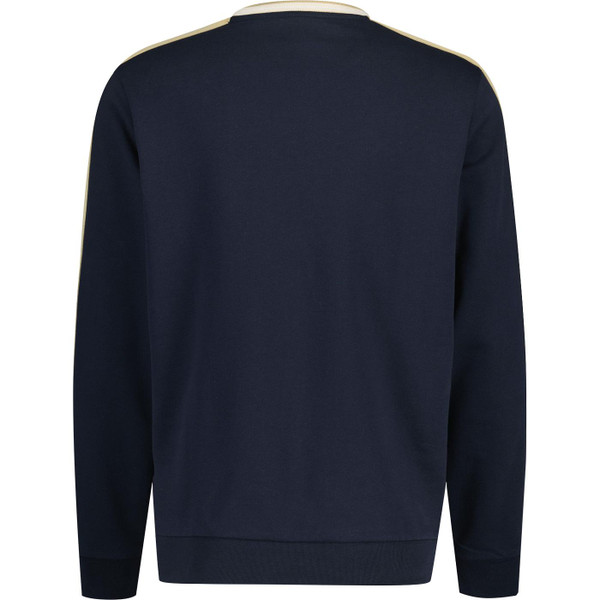 lyle and scott mens contrast taped legacy sweatshirt dark navy