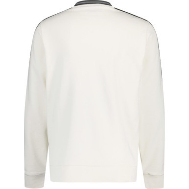 lyle and scott mens contrast taped legacy sweatshirt natural beige