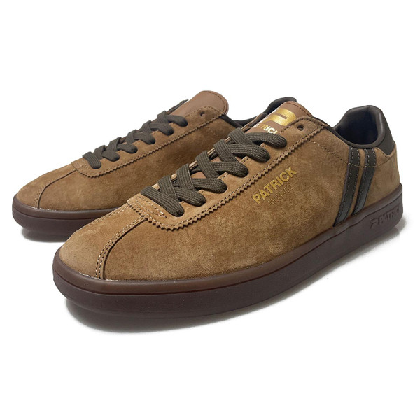 Patrick Monaco Men's Retro 90s Cupsole Trainers in Brown