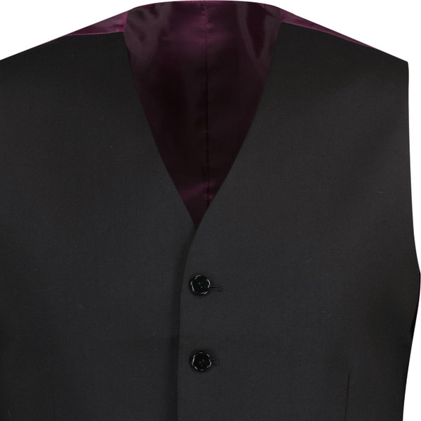 madcap england mens retro mod tailored suit waistcoat black