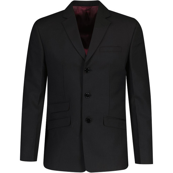 madcap england mens retro mod 3 button tailored blazer black