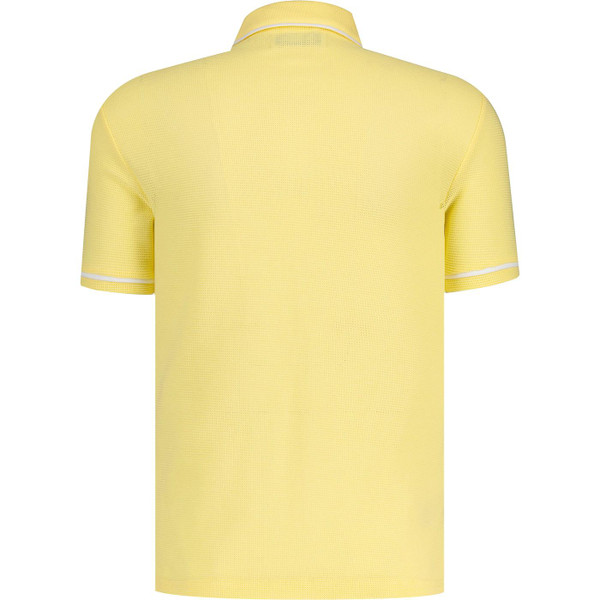 original penguin mens earl archive mesh tipped polo tshirt popcorn yellow