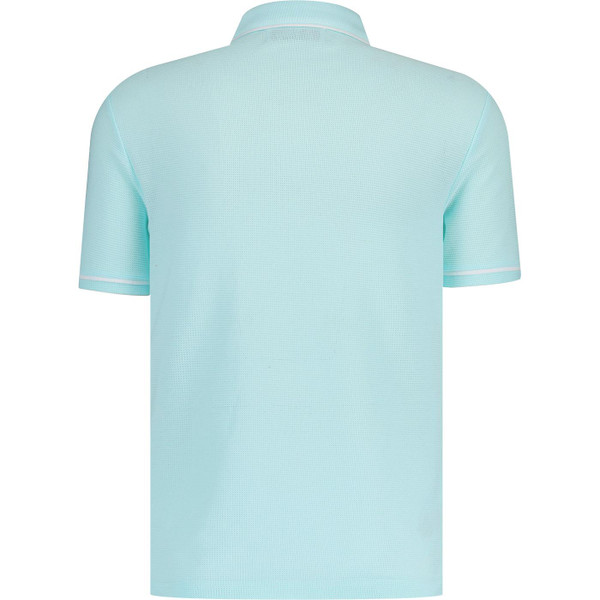 original penguin mens earl archive mesh tipped polo tshirt spa blue