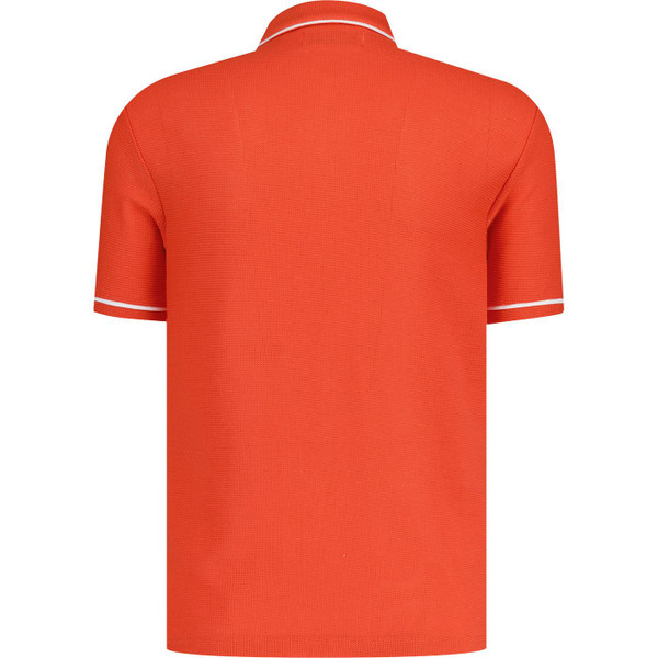 original penguin mens earl archive mesh tipped polo tshirt clay red