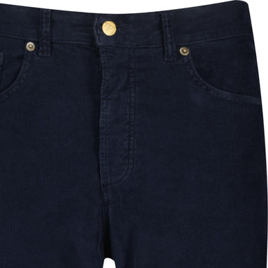 lois mens dario retro 80s casuals bootcut needle cords navy blue
