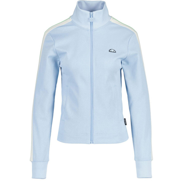 Ellesse Teodoro Women's Retro Track Top in Light Blue Front Photo 1