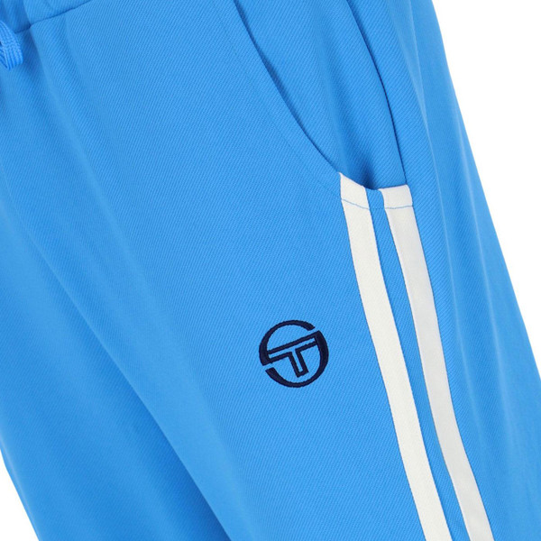 Sergio Tacchini Damarindo Track Jacket in Azure Blue Close Up Side
