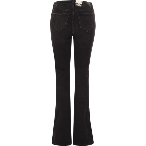 lee jeans womens mid rise boot cut soft denim jeans black