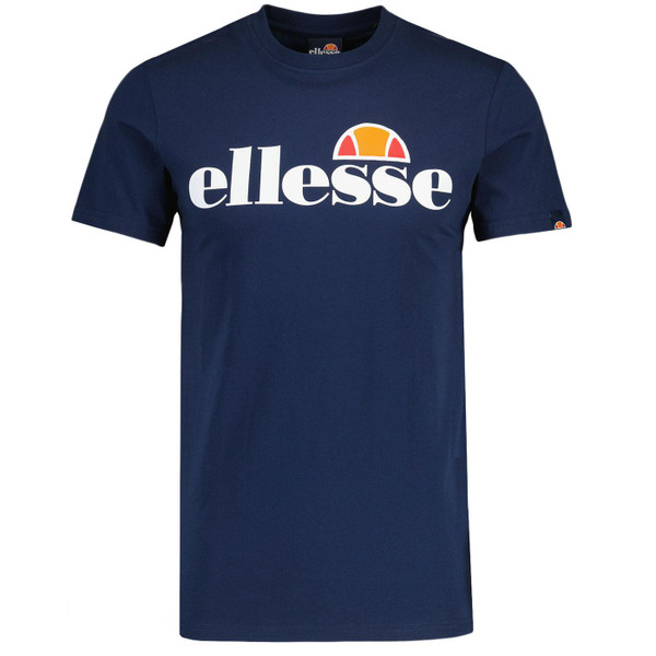 Ellesse SL Prado Retro Logo T-shirt in Navy Front Photo 1