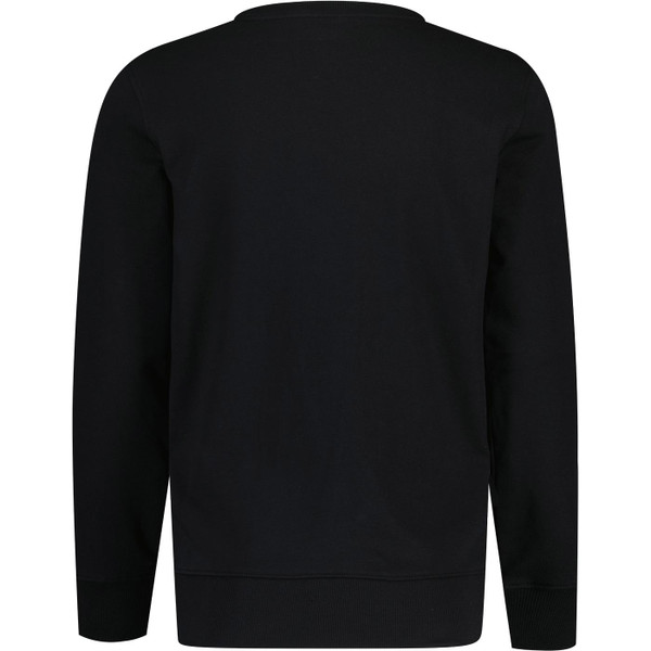 ellesse mens fierro retro 80s loopback logo crew neck sweatshirt black