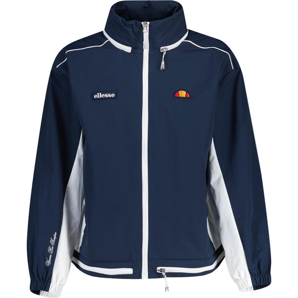 ellesse mens gandini live forever full zip hooded lightweight jacket navy