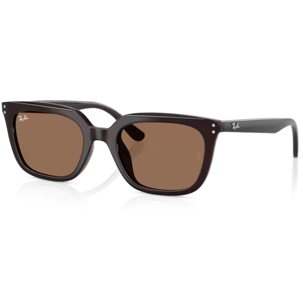 Ray-Ban Square Wayfarers with Low Bridge in Opal Brown/Dark Brown RB4439D 623173
