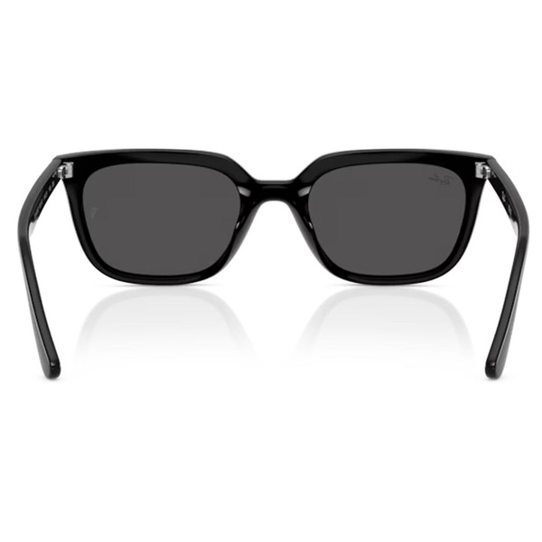 Inner of Ray-Ban Square Lens Low Bridge Sunglasses in Black with Dark Grey lens RB4439D 901/87