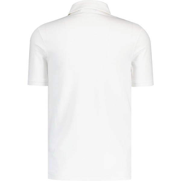 lyle and scott mens retro mod deck stripe jersey polo tshirt white