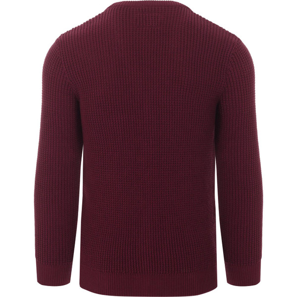 trojan records mens chunky knit button front cardigan port