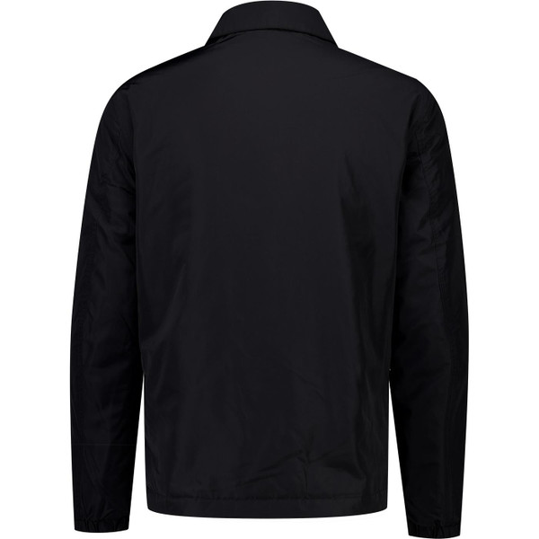 lyle and scott mens reversible printed snap buttons lightweight jacket jet black