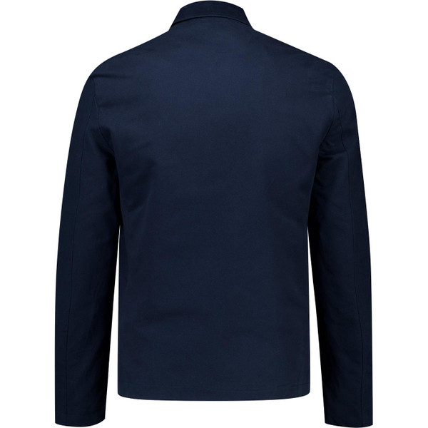 trojan records clothing mens 60s paisley trim tly front short car coat navy