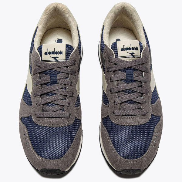 Diadora Camara M2 Running Trainers in Insignia Blue and Pelican Grey Photo from Above
