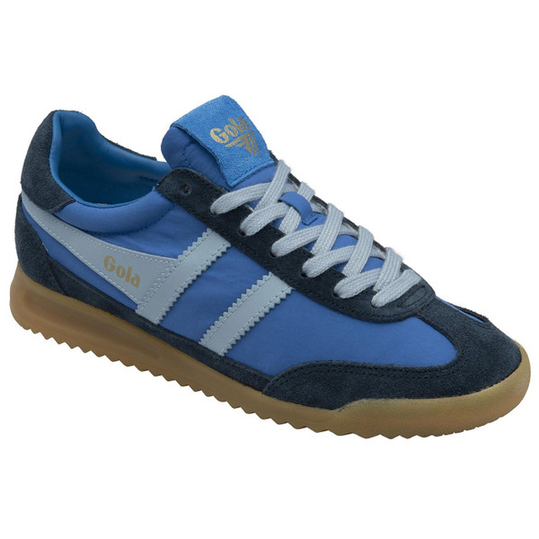 Gola Classics Firefly Women's Retro Trainers in Pacific Blue and Navy Main Photo