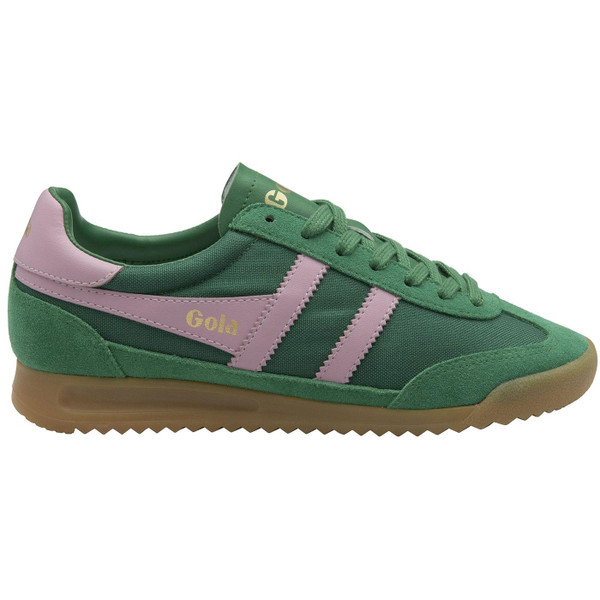 Gola Classics Tornado Women's Trainers in Emerald Green CLB623NH Side Photo Gola Classics Tornado Women's Trainers in Emerald Green CLB623NH Side Photo
