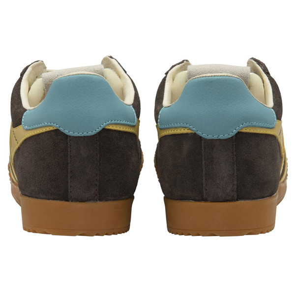 Gola Classics Women's Retro Suede Trainers in Mocha CLB538CY Back Photo