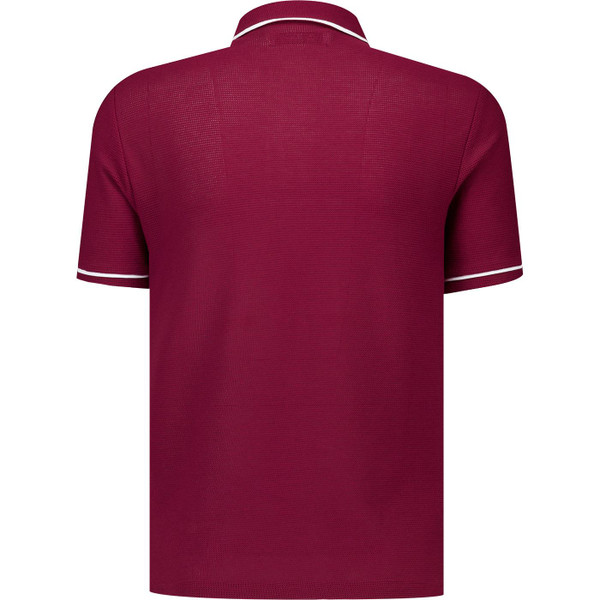 original penguin mens earl archive mesh tipped polo tshirt cabernet red