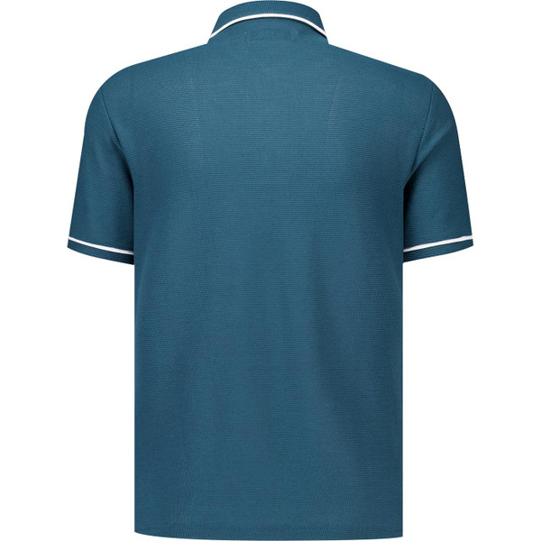 original penguin mens earl archive mesh tipped polo tshirt reflecting pond green