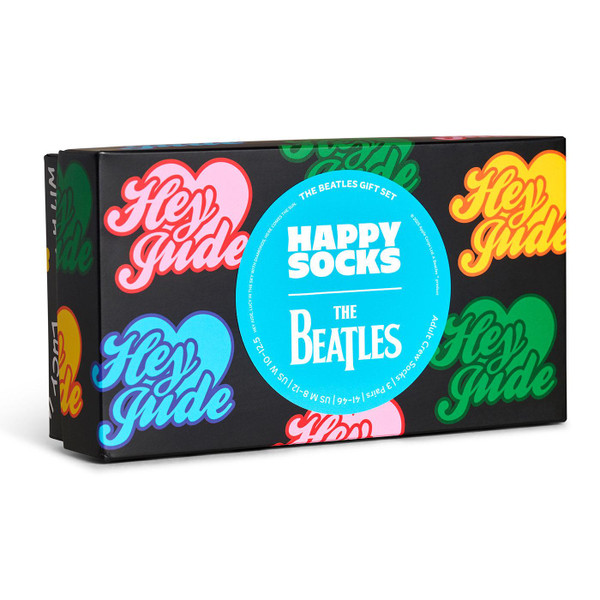 Happy Socks x The Beatles 3 Pack Gift Set P003943 Men's Box Photo 2