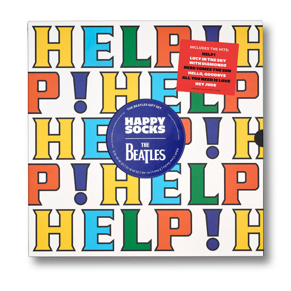 Happy Socks x The Beatles 6 Pack Gift Set P003944 Box Photo 2