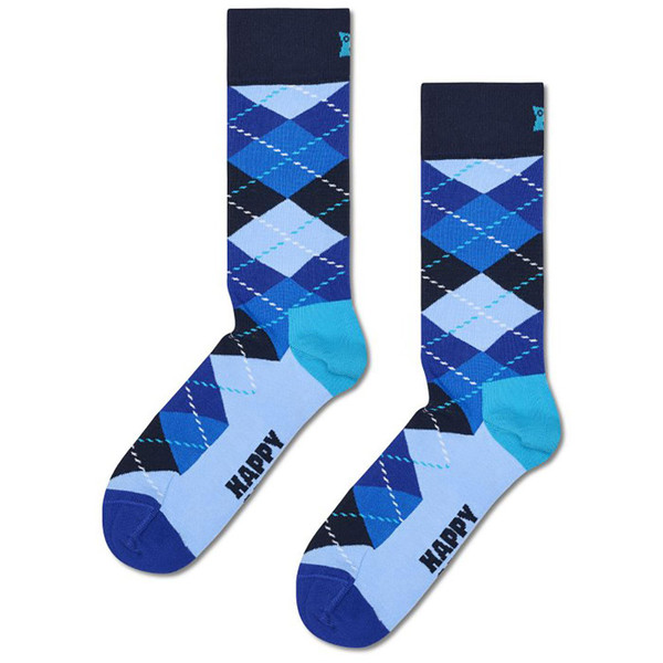 Happy Socks 4 Pack Navy Socks Gift Set P003447 Argyle Sock