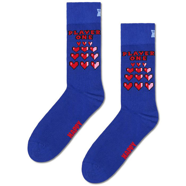 Happy Socks Good Game 2 Pack Socks Gift Set P003363 Heart Graphic Sock