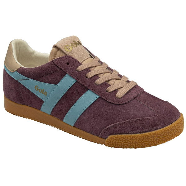 Gola Classics Women's Elan Suede Retro Trainers in Windsor Wine Main Photo