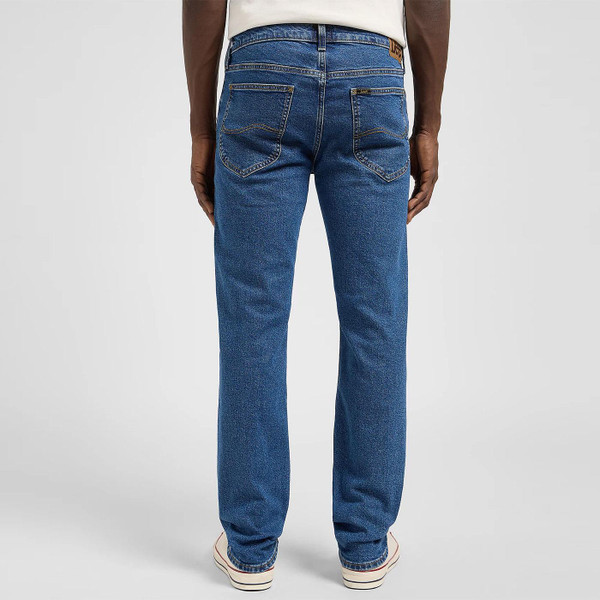 Lee Daren Zip Fly Regular Straight Jeans in Belmont Back Photo