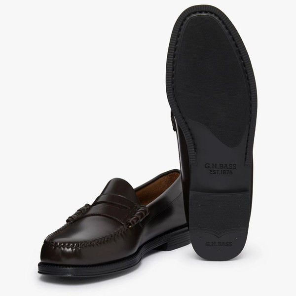 GH Bass Weejun II Easy Weejuns Moc Penny Loafers in Chocolate Brown BA11711D 0CH Outsole