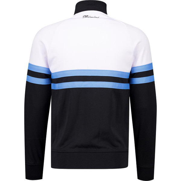 ellesse mens rimini 80s casuals zip tricot track top off white blue