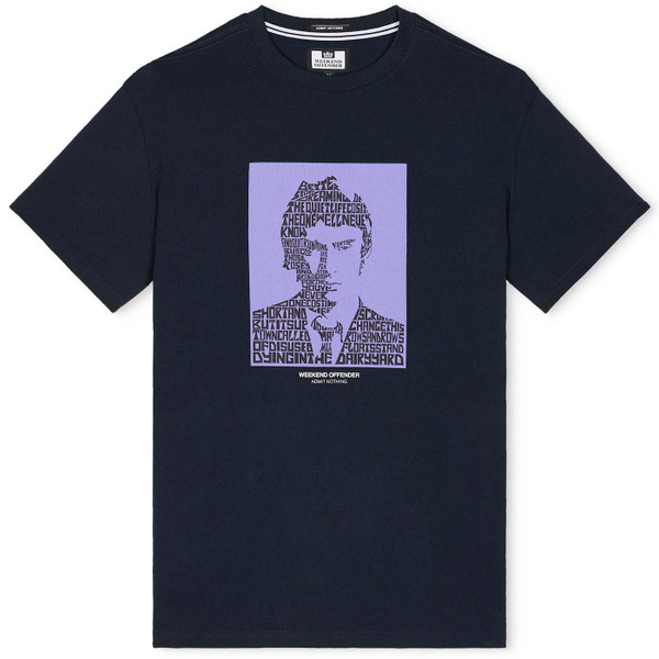 Weekend Offender Dreamin The Jam Paul Weller T-shirt in Navy Main Photo