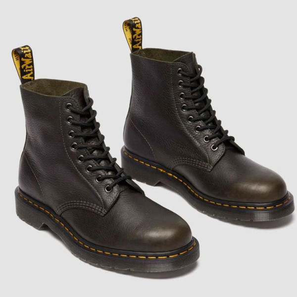 Dr Martens 1460 Pascal Ambassador Leather Boots Forest Green 31981300 Both Boots Front Dr Martens 1460 Pascal Ambassador Leather Boots Forest Green 31981300 Both Boots Front
