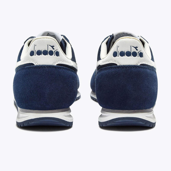 Cross Diadora Retro 1980s Running Trainers in Pageant Blue 501 181570 60150 Back Photo