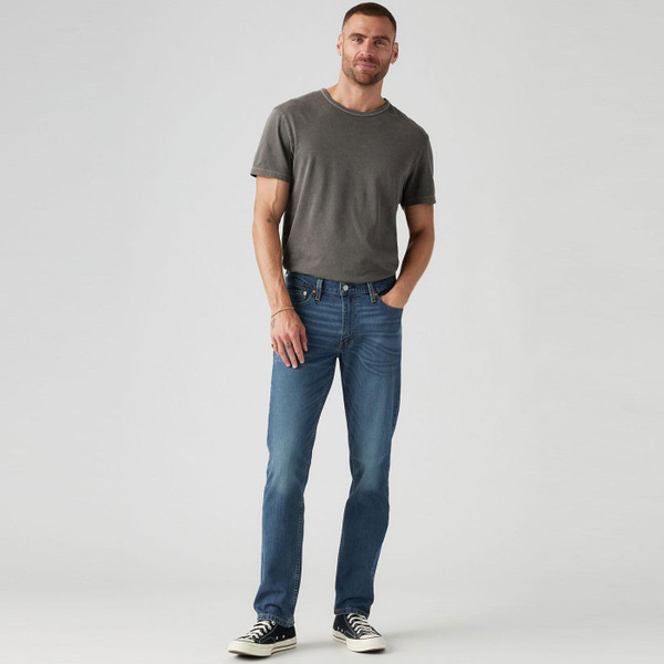 Levi's 511 Men's Slim Jeans in Full Throttle Blue Denim Model Shot
