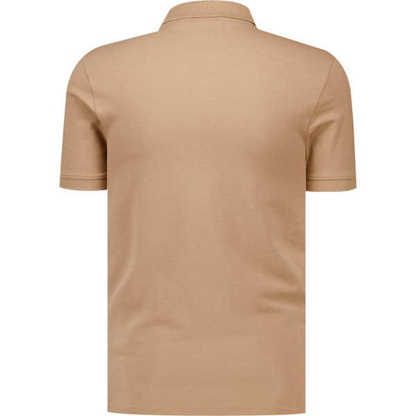 lyle and scott mens mod slim fit plain colour polo tshirt tiger eye brown