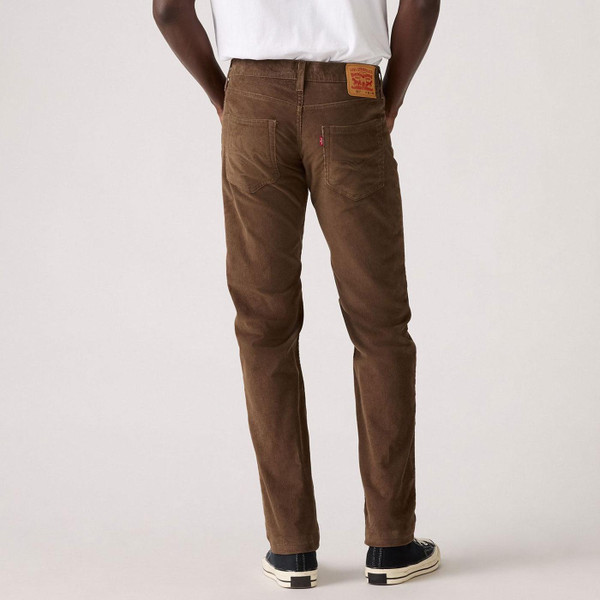 Levi's 511 Slim 14W Corduroy Mod Jeans in Rain Drum Model Photo Back