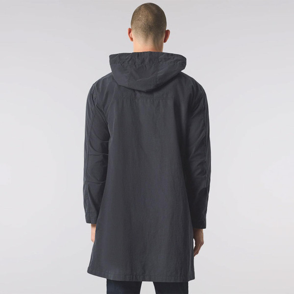 Pretty Green Paisley Lined Parka Mod Parka Jacket in Black G25Q3MUOUT116 Model Photo Back Pretty Green Paisley Lined Parka Mod Parka Jacket in Black G25Q3MUOUT116 Model Photo Back