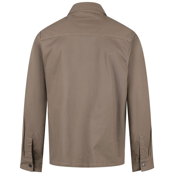 Luke Corinth Men's Retro Military Style Shirt Jacket in Hard Nut Back Photo