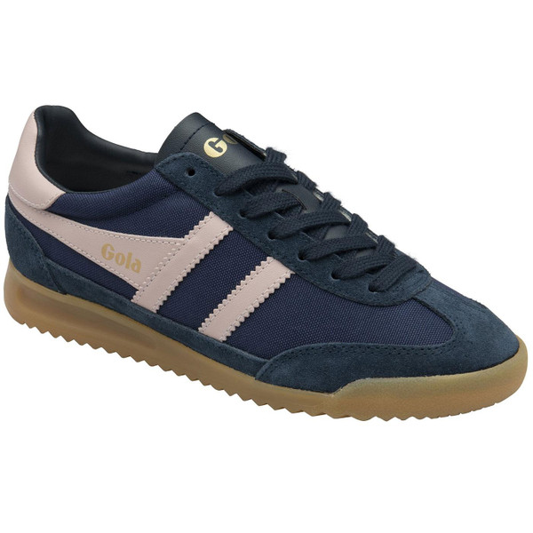 Gola Classics Tornado Women's Retro Nylon Trainers in Navy and Chalk Pink Gola Classics Tornado Women's Retro Nylon Trainers in Navy and Chalk Pink